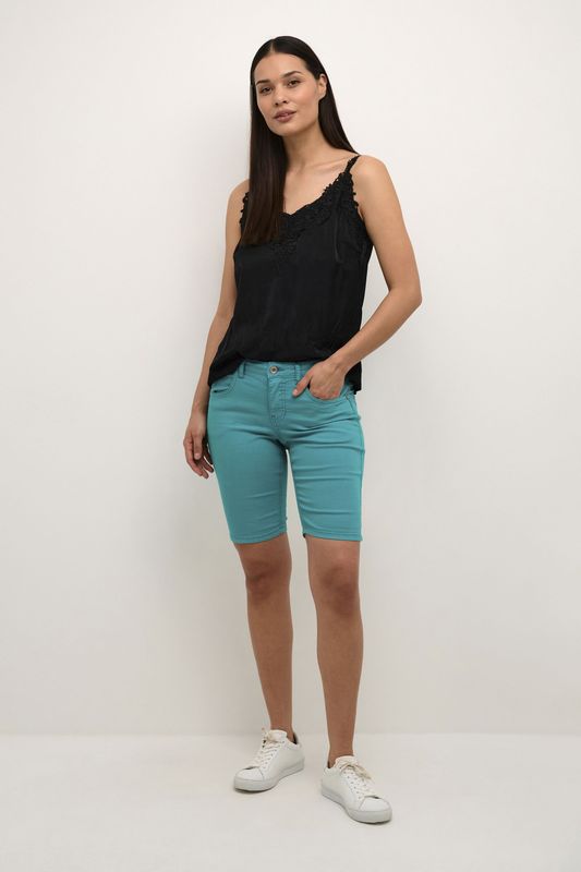 Mouwloos shirt A-shape black