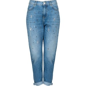 Sportbroeken - Grijs - Katoen - Met Zakken en Decoratieve Elementen