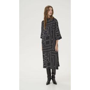 My Essential Wardrobe - Kelly MW Shirtdress - Midi-jurk - Zwart