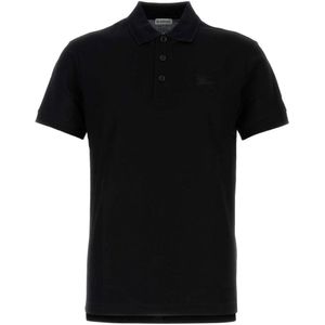 Cotton - Pique Polo Shirt - Zwart - Poloshirt