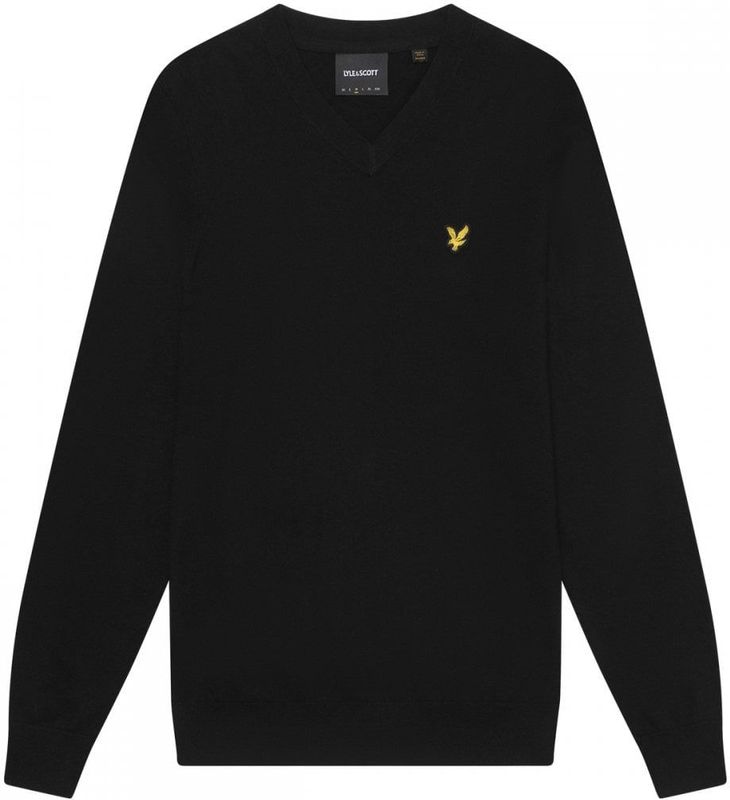 Lyle & Scott Trui  geel / zwart