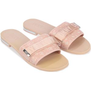 Dames DKNY Essential Halcott Wezli Flat Sliders in Roze