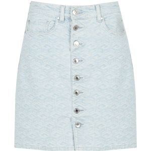 Guess, Dames, Rokken, Blauw, Maat: W25 Denim,