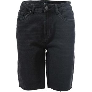 Vero Moda - Brenda - Denim Short - Zwart - Hoge Taille