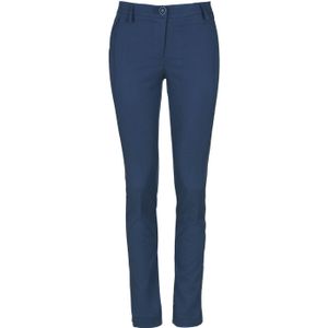 Jeggings - Marineblauw - Getailleerde Broek - Volledige Lengte