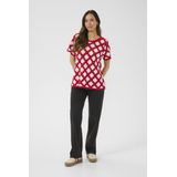 Cream - Crkip Crohet Blouse Bluser 10613936 - Blouse - Rood