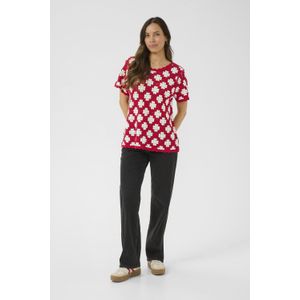 Cream - Crkip Crohet Blouse Bluser 10613936 - Blouse - Rood