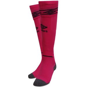 Umbro - Diamanten - Voetbalsokken - Bietenpaars/Zwart - 75% Polyamide, 20% Katoen, 5% Elastaan