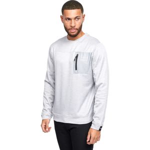 Crosshatch Heren Catmoore Crew Neck Track Top (Grijs)