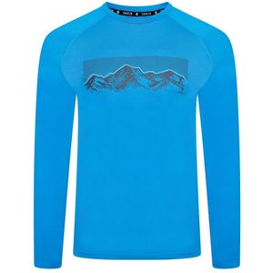 Dare 2B Heren Righteous II Mountain Recycled T-Shirt Met Lange Mouwen (Teton Blauw) - Maat XS