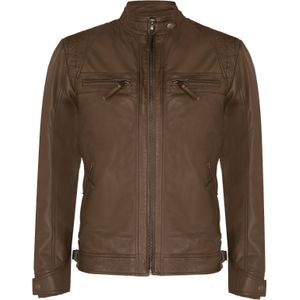 Leren Rock Racing - Gewatteerd Bikerjack