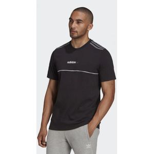Adidas Originals ITASCA 20 T-shirt Met Korte Mouwen Voor Heren, In Zwart - Maat L
