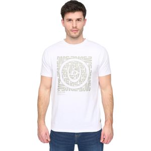 Duck and Cover Heren Pixalate T-Shirt (Wit)