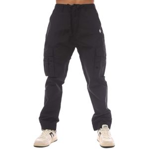 Marcelo Burlon - Cross Nylon Cargo - Herenbroek - Zwart-Wit