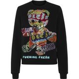 Philipp Plein - Strass Sweatshirt Roundneck Tutti Frutti - Zwart - Katoenfleece