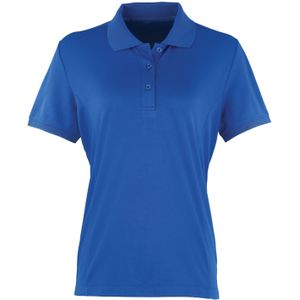 Premier Dames/dames Coolchecker korte mouw Pique Polo T-Shirt (Koninklijk)