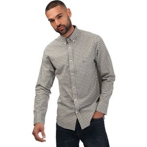 Gant - Regular Fit Gingham Poplin Herenoverhemd - Groen - Katoen