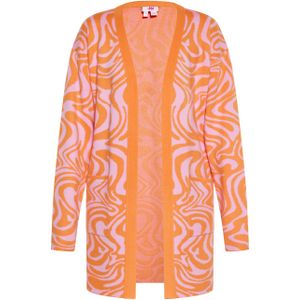 Mymo Vest Dames roze oranje