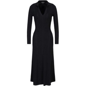 Armani Exchange Dames/Dames A-lijn Maxi Dress (Zwart)