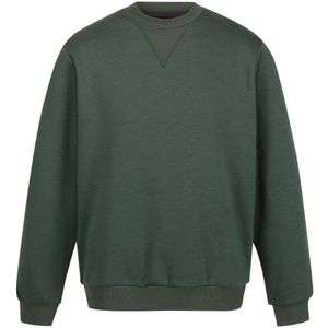 Regatta Heren Pro Crew Neck Sweatshirt (Donkergroen)