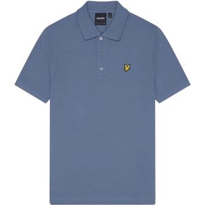 Lyle & Scott - Poloshirt - Mistblauw - Logo op de Borst