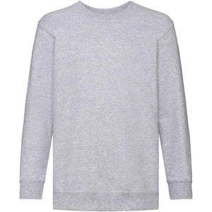Fruit of the Loom Kids / Kinderen Klassieke Drop Schouder Sweatshirt (Heide Grijs)