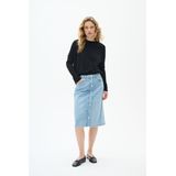 Denim rok A-shape Light Washed Denim light blue