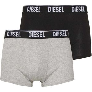 Diesel Heren Umbx-Shawn Boxershorts (Set van 2) (Grijs/Zwart)