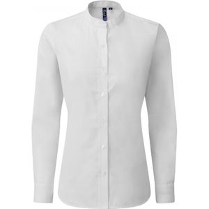 Premier Dames/dames Formeel Overhemd Met Grote Kraag (Wit) - Maat XS