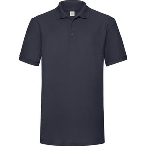 Fruit of the Loom Heren Polycotton Pique Zwaar Poloshirt (Deep Navy)