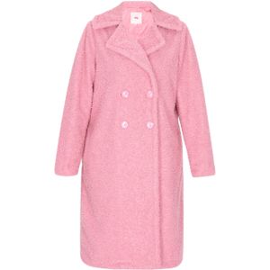 Mymo - Jas - Roze - Halflange Snit - Zachte Stof - Lange Mouwen