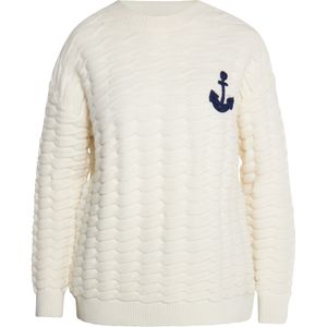 Dreimaster Gebreide trui Dames wolwit