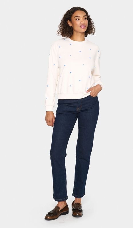 Sweater - Casual Fit - Zwart - 65% Katoen, 35% Polyester