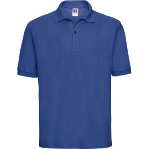 Russell Heren Polycotton Pique Poloshirt (Helder Koningsblauw)