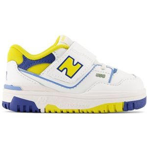 Boy's New Balance Infants 550 Bungee Lace With Top Strap Trainers in White