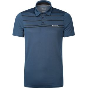 Mountain Warehouse Heren Weg IsoCool Poloshirt (Blauw)