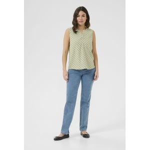 Mouwloos shirt Regular fit Lily Pad/Black Deep Dot pale green