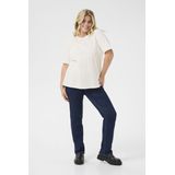 KAFFE - CURVE - Shirt - Zilver - Kwartmouw