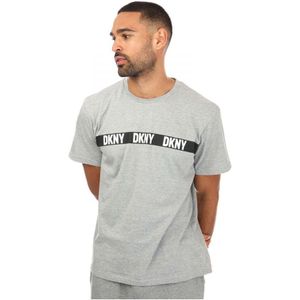 DKNY Jaguar lounge-T-shirt voor heren, gemÃªleerd grijs