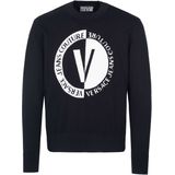 Versace Jeans Couture - Coltrui - Zwart - Katoen
