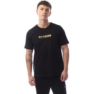 Heren Cruyff Mauricio T-shirt in Zwartgoud