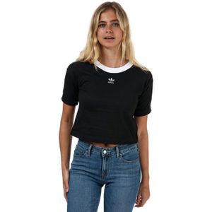 adidas Originals - Crop Top - Zwart - Dames
