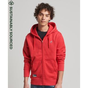 Superdry Code Essential Hoodie Van Biologisch Katoen Met Rits - Heren - Maat M