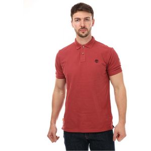 Men's Timberland Miller River Polo Shirt in Red
