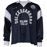 Dolce & Gabbana - TSH87515 - Longsleeve - Blauw en Wit - 100% Katoen