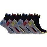 Bamboe Werksokken - Kwart - Ademend - 6 Paar - Voor Stalen Neus Laarzen