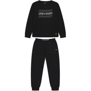 Lyle & Scott Kinder/Kinder Loungewear Set (Zwart)