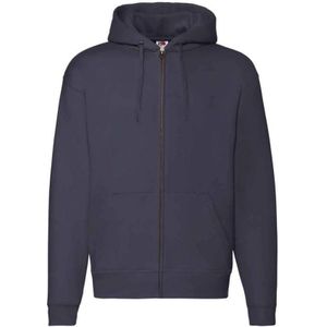 Fruit Of The Loom Unisex Adult Premium Full Zip Hoodie (Deep Navy) - Maat 3XL