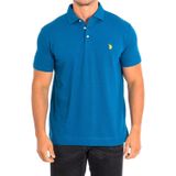 ART - Polo - Turquoise - Korte Mouwen - Contrasterende Reverskraag