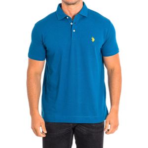 ART - Polo - Turquoise - Korte Mouwen - Contrasterende Reverskraag